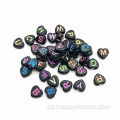 Heart Alphabet Beads de 4*7 mm Heart Alphabet para hacer joyas